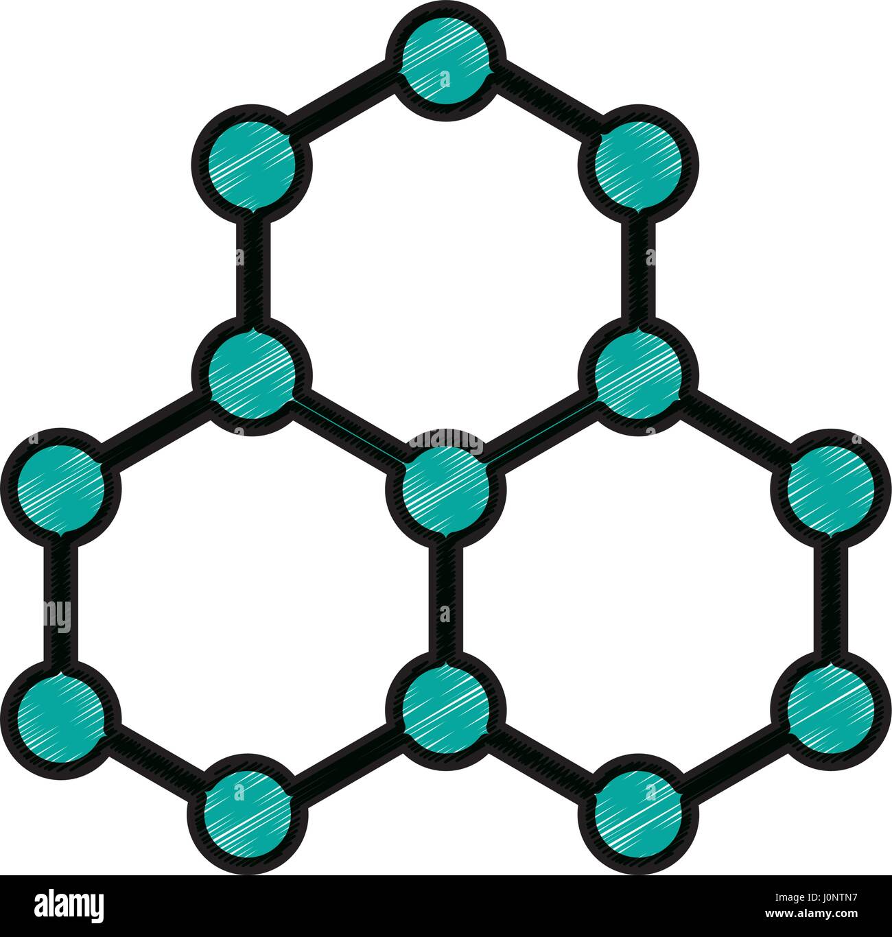 molecular structure isolated icon Stock Vector Image & Art - Alamy
