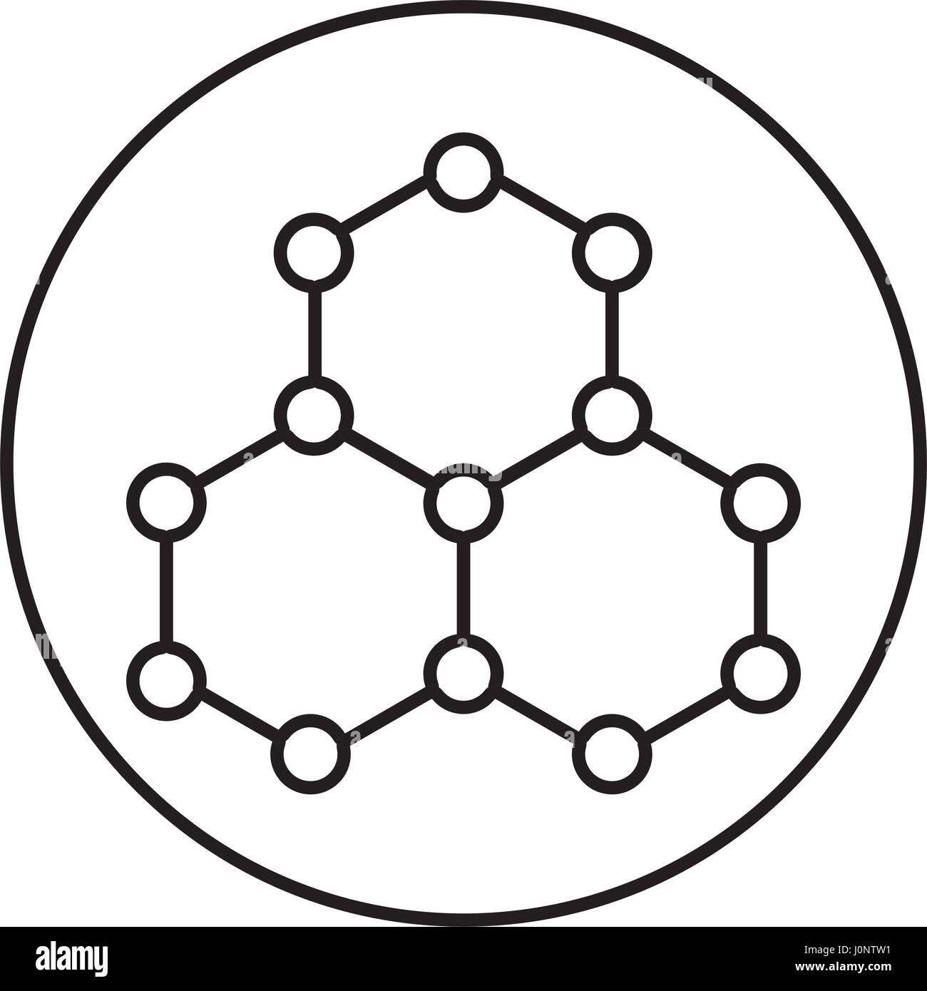 molecular structure isolated icon Stock Vector Image & Art - Alamy