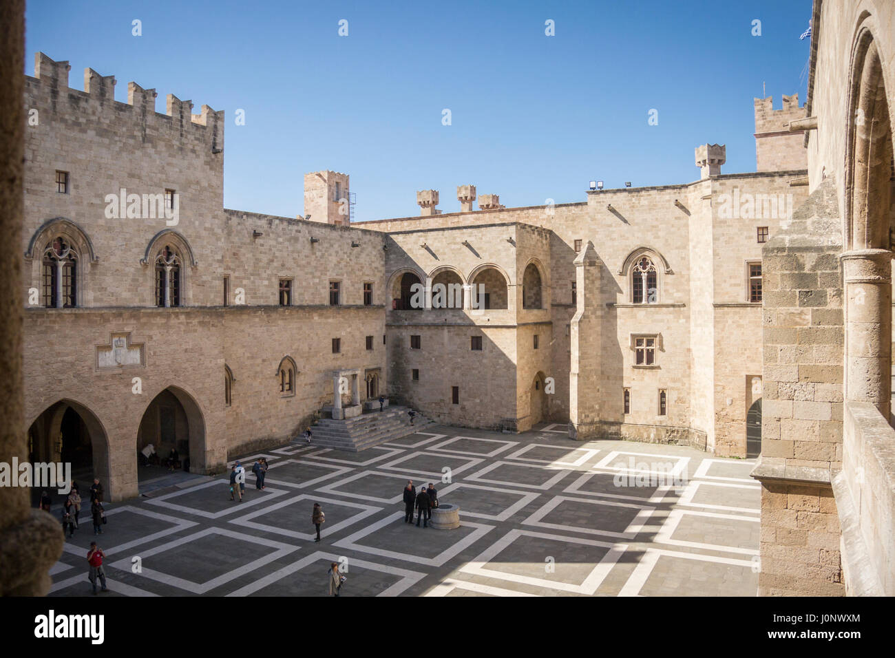 Courtyard of the Grand Masters Palace (I). Rhodes Old Town…