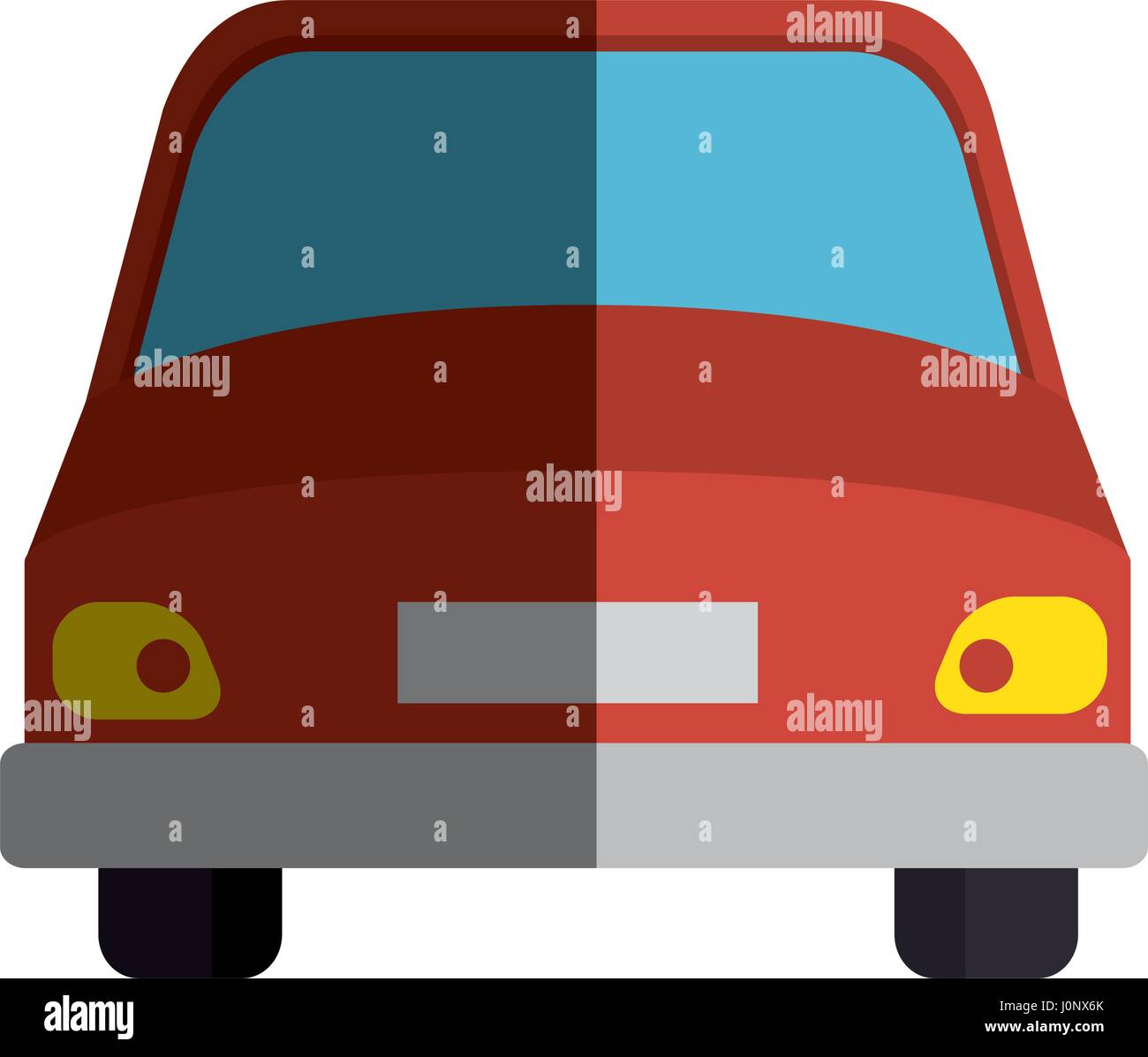 car vehicle isolated icon Stock Vector