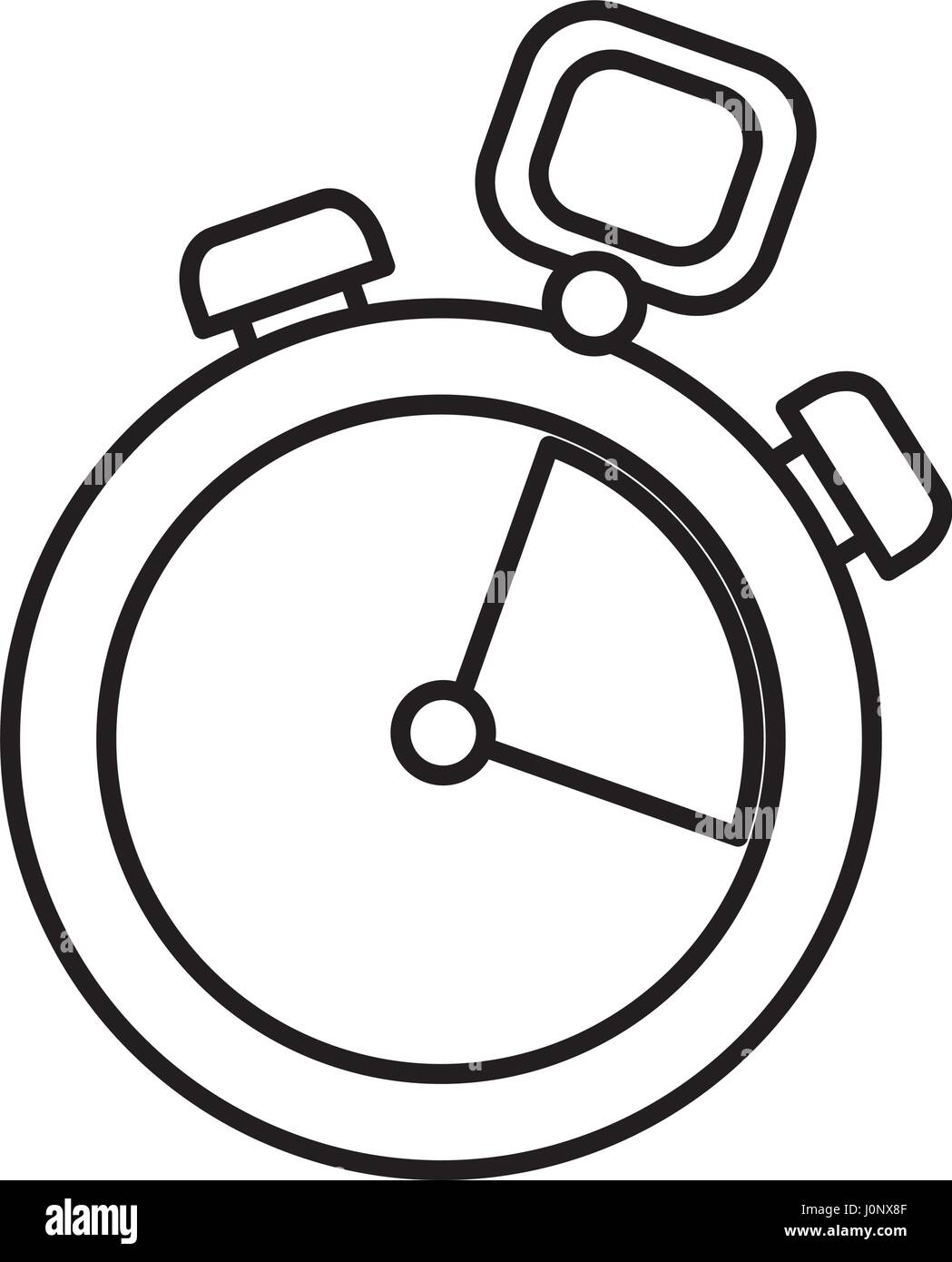chronometer watch isolated icon Stock Vector Image & Art - Alamy