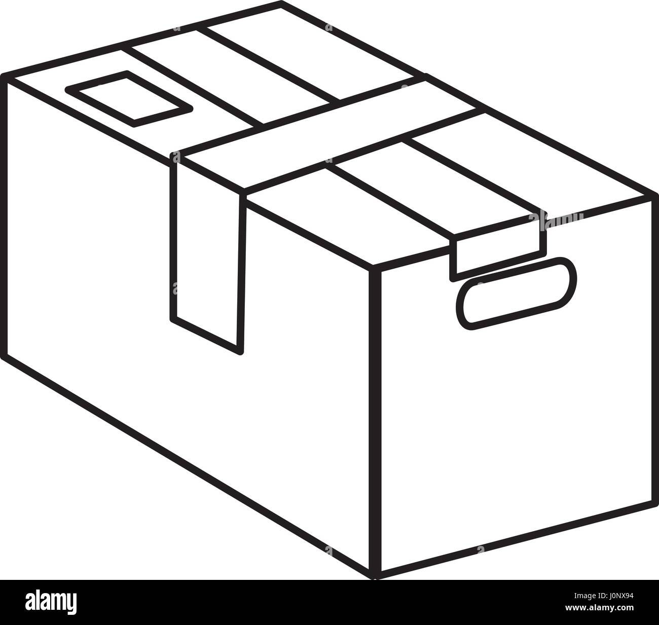 carton box packing icon Stock Vector Image & Art Alamy