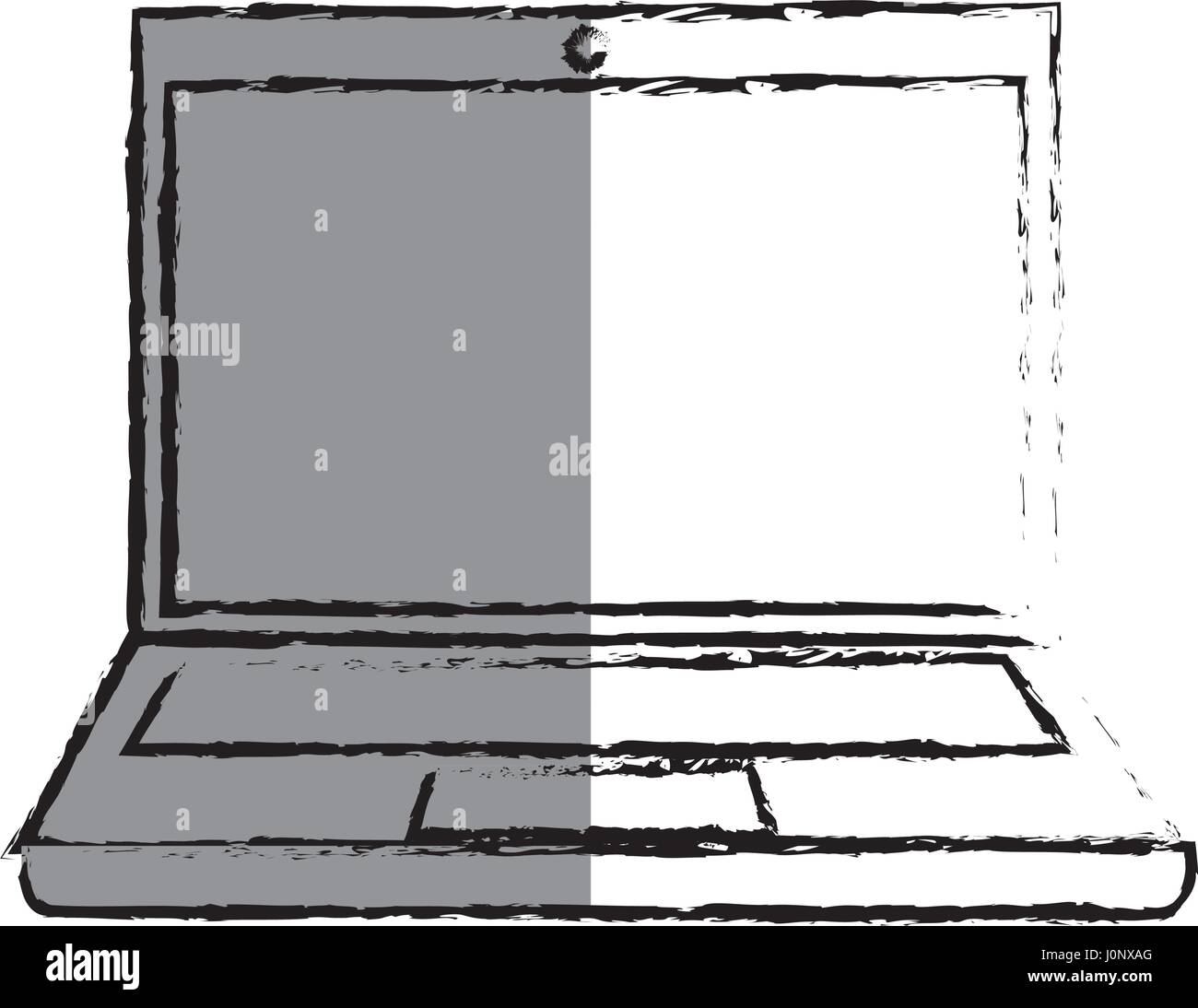 computer laptop isolated icon Stock Vector Image & Art - Alamy