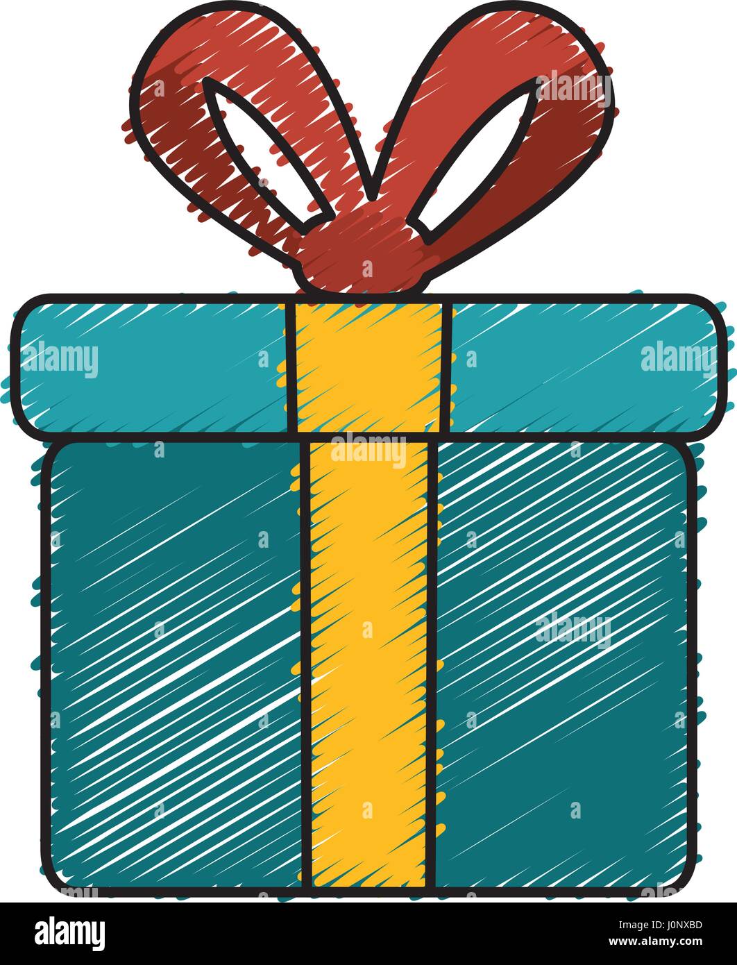 gift box present icon Stock Vector Image & Art - Alamy