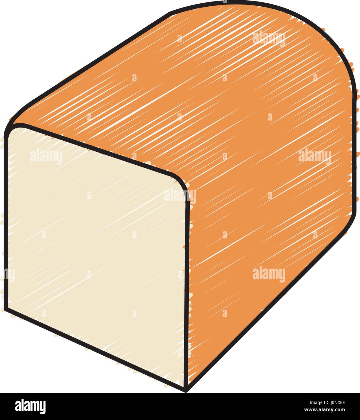 delicious slice bread isolated icon Stock Vector Image & Art - Alamy