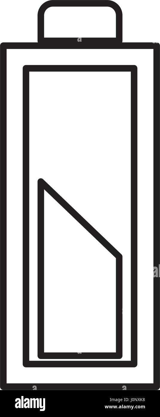 battery level isolated icon Stock Vector Image & Art - Alamy