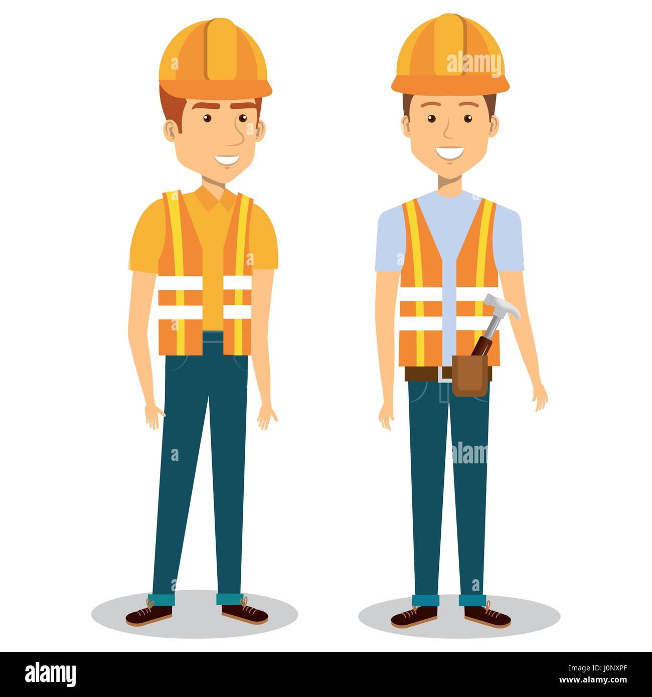 construction workers avatars characters Stock Vector Image & Art - Alamy