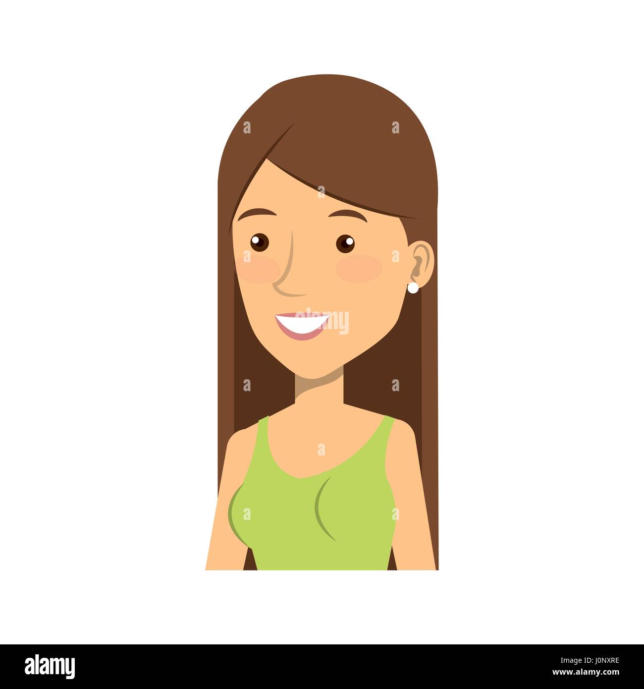 young woman avatar character Stock Vector Image & Art - Alamy