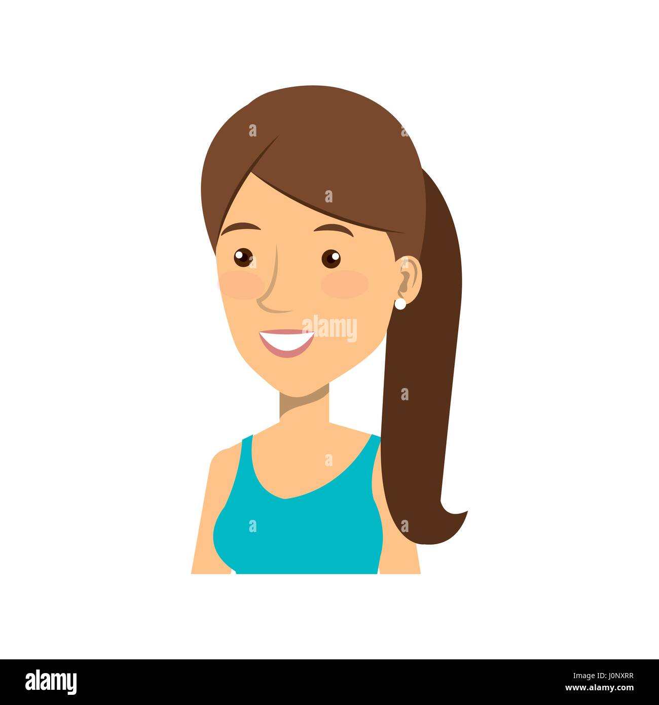 young woman avatar character Stock Vector Image & Art - Alamy