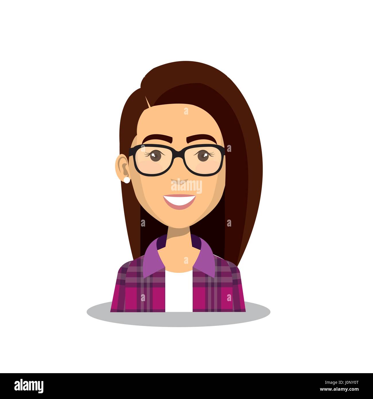 young woman avatar character Stock Vector Image & Art - Alamy