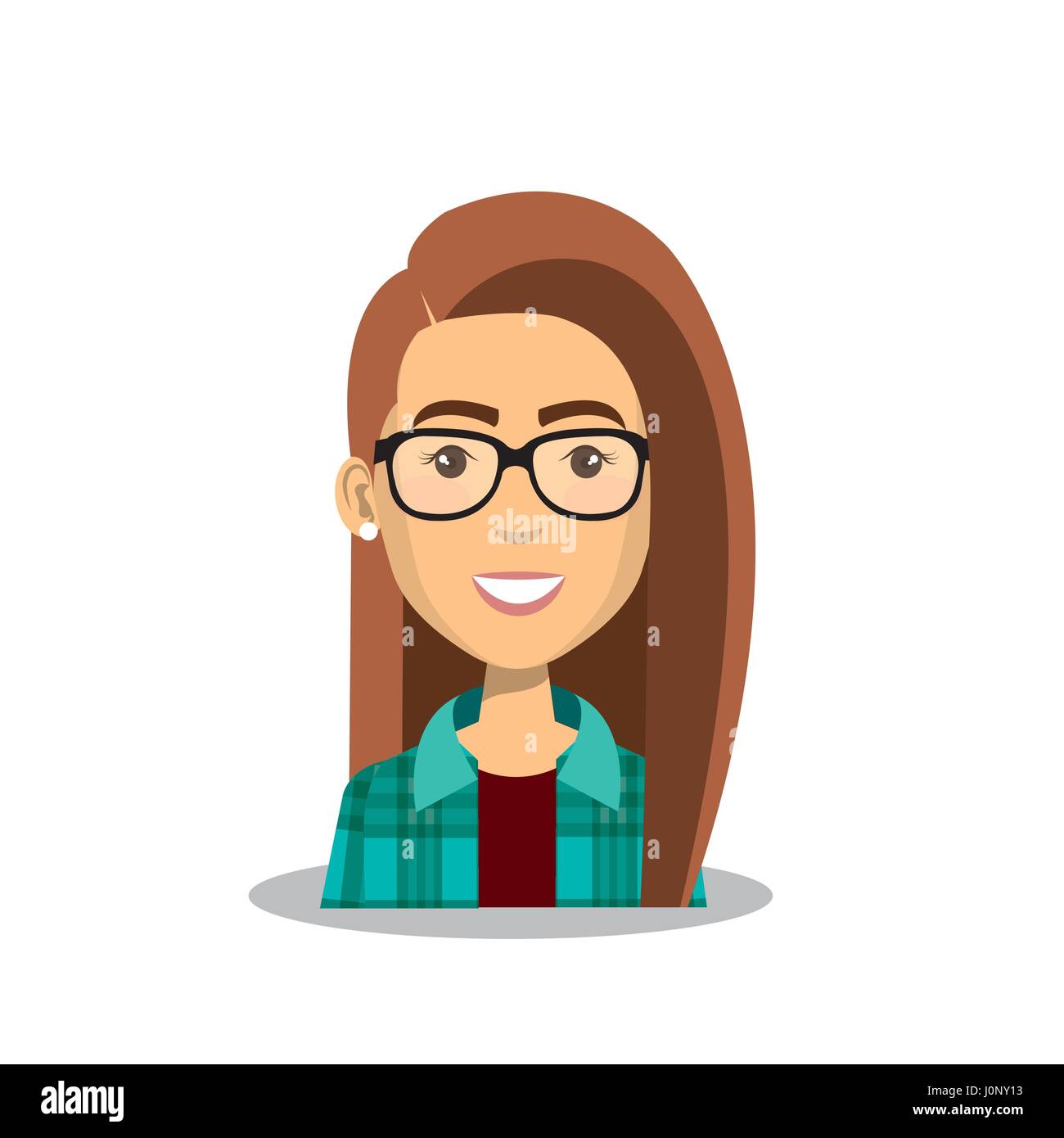 young woman avatar character Stock Vector Image & Art - Alamy
