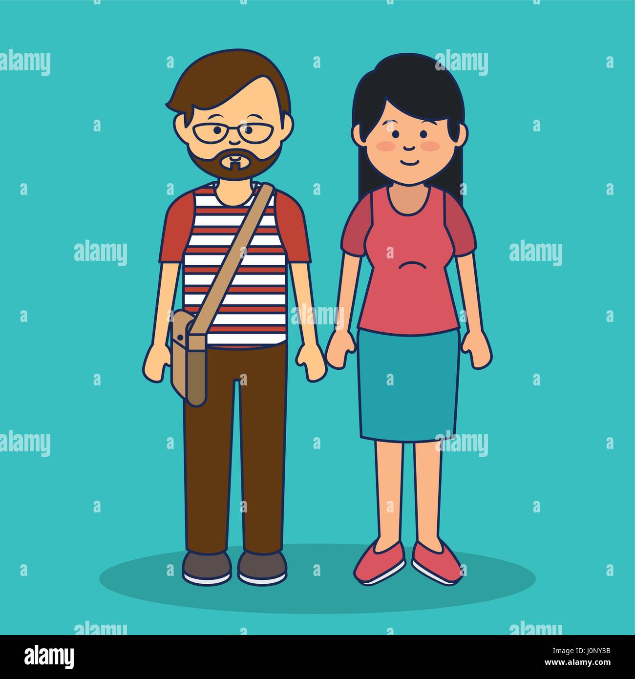 young people ethnicity characters Stock Vector Image & Art - Alamy
