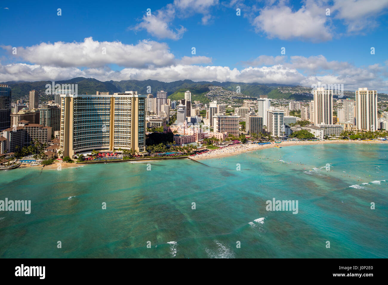 Aerial of hawaii hi-res stock photography and images - Alamy