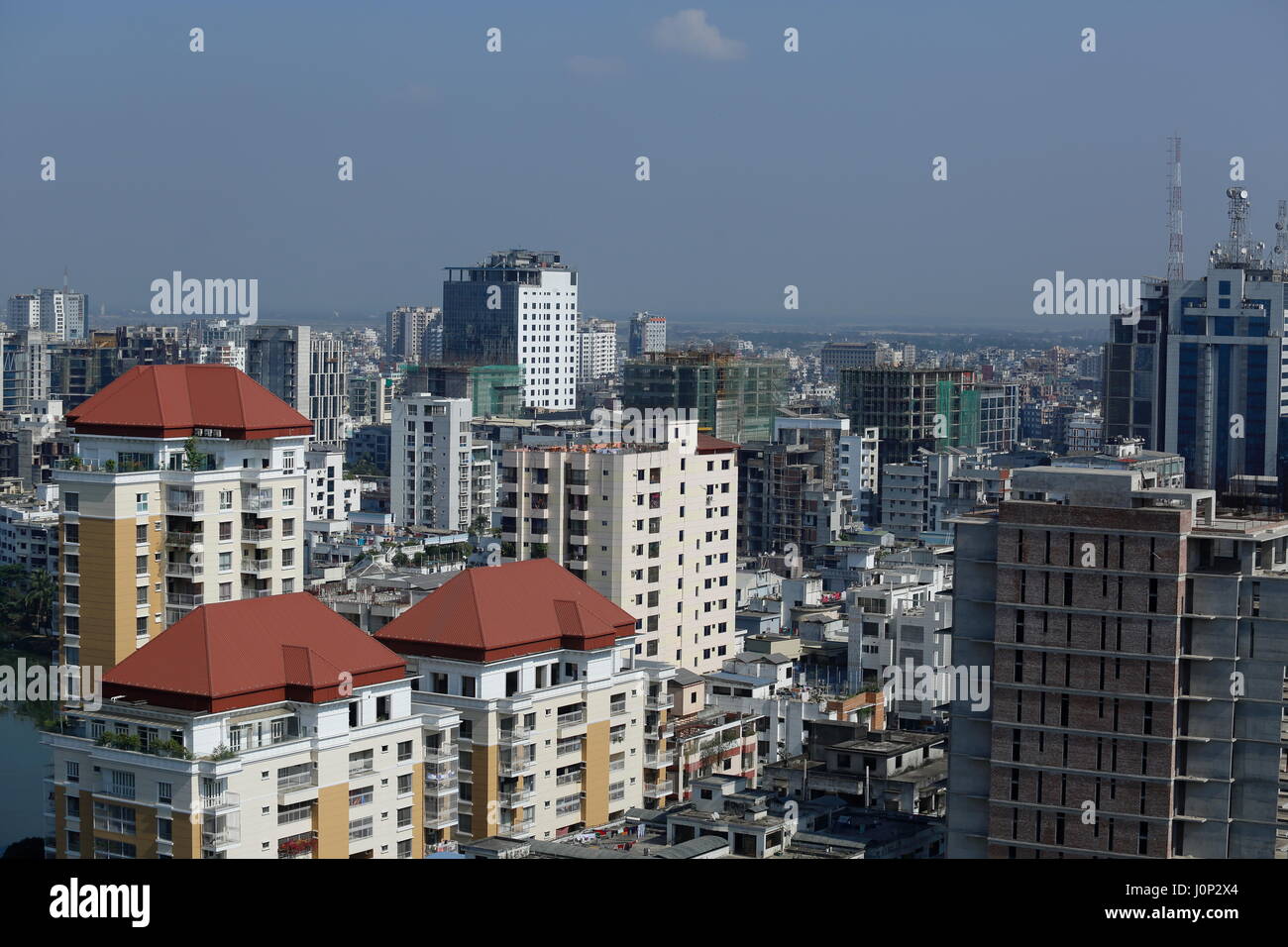 Top view of Dhaka's Gulshan Area, Dhaka, Bangladesh Stock Photo Alamy
