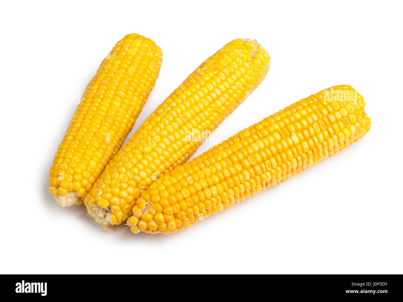 Corn cob isolated on white background Stock Photo - Alamy