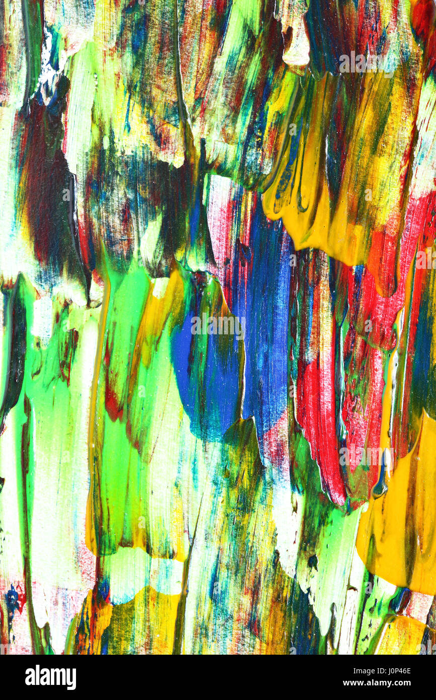 Colorful oil paintied texture - abstract background Stock Photo - Alamy
