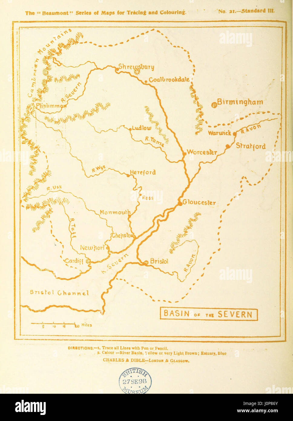 This image is from a guide that teaches the techniques of map drawing ...