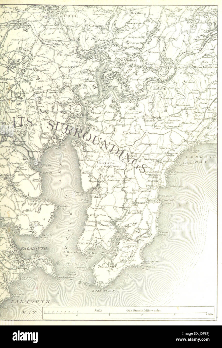 The Pictorial Guide to Falmouth and its surroundings Stock Photo - Alamy