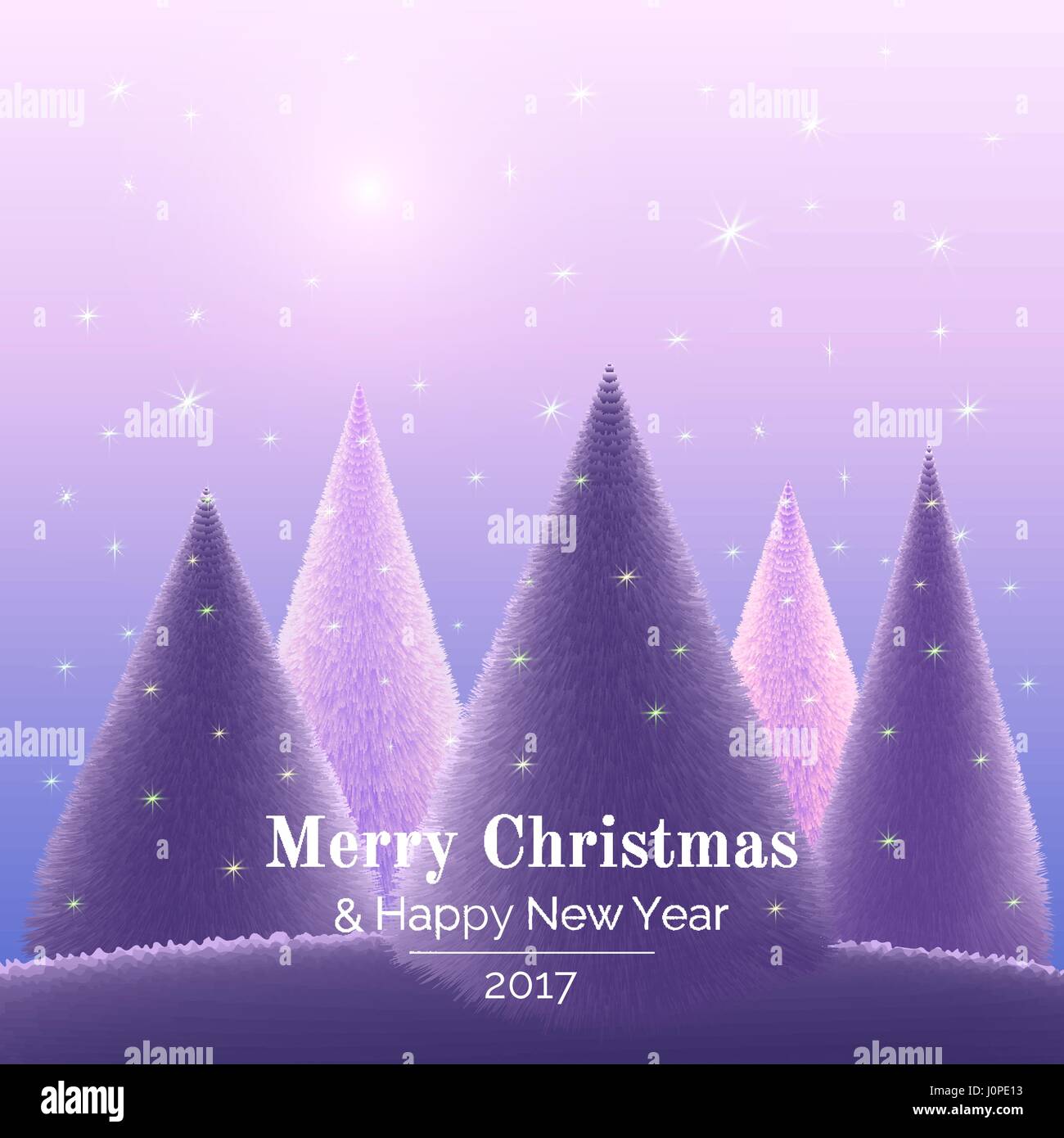 Greeting card Merry Christmas Stock Vector