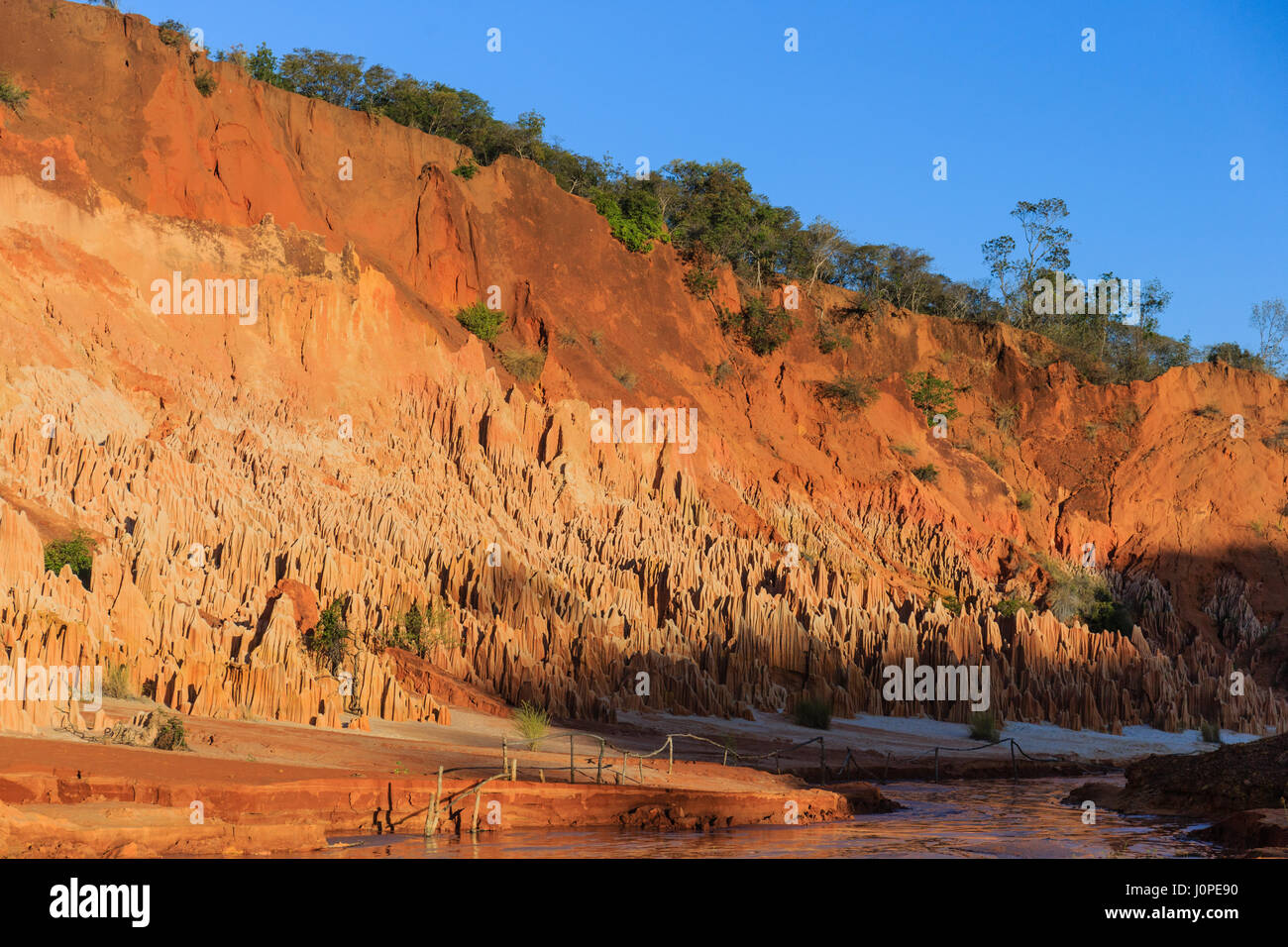 The Tsingy Rouge (Red Tsingy) is a stone formation of red laterite