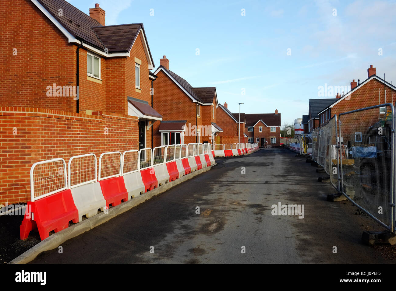 Brick housing estate hi-res stock photography and images - Alamy