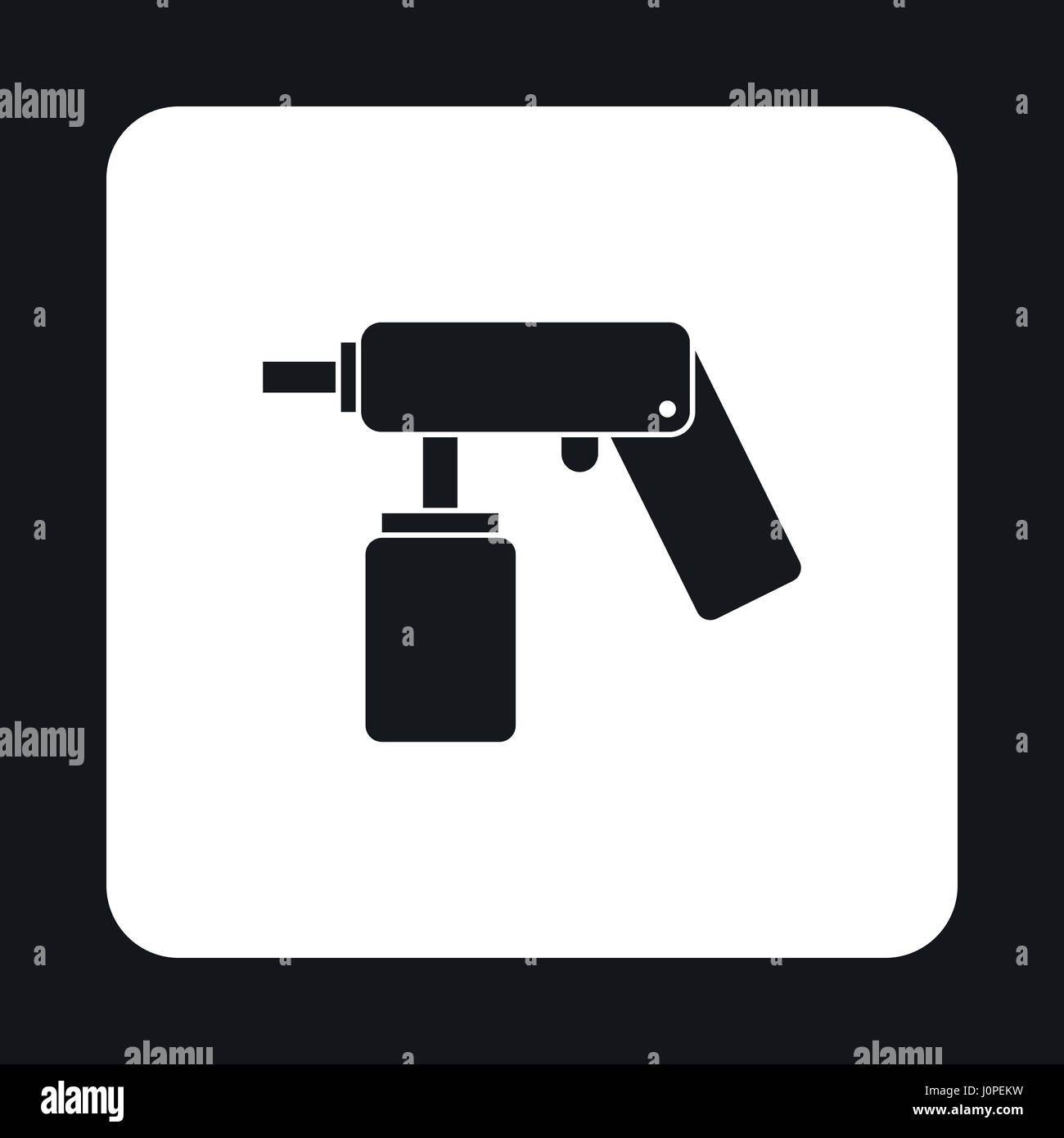 Spray aerosol can bottle with a nozzle icon Stock Vector Image & Art ...