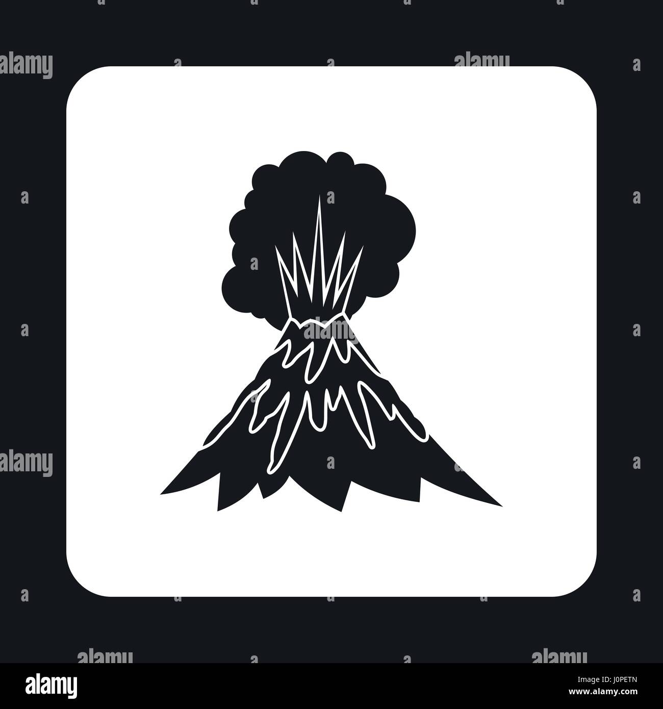 Glowing lava eruption site hi-res stock photography and images - Alamy