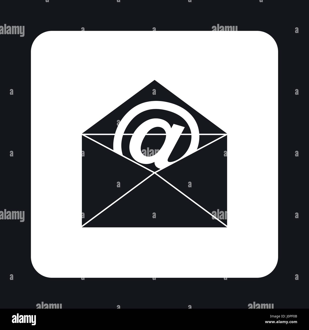 E-mail icon, simple style Stock Vector Image & Art - Alamy