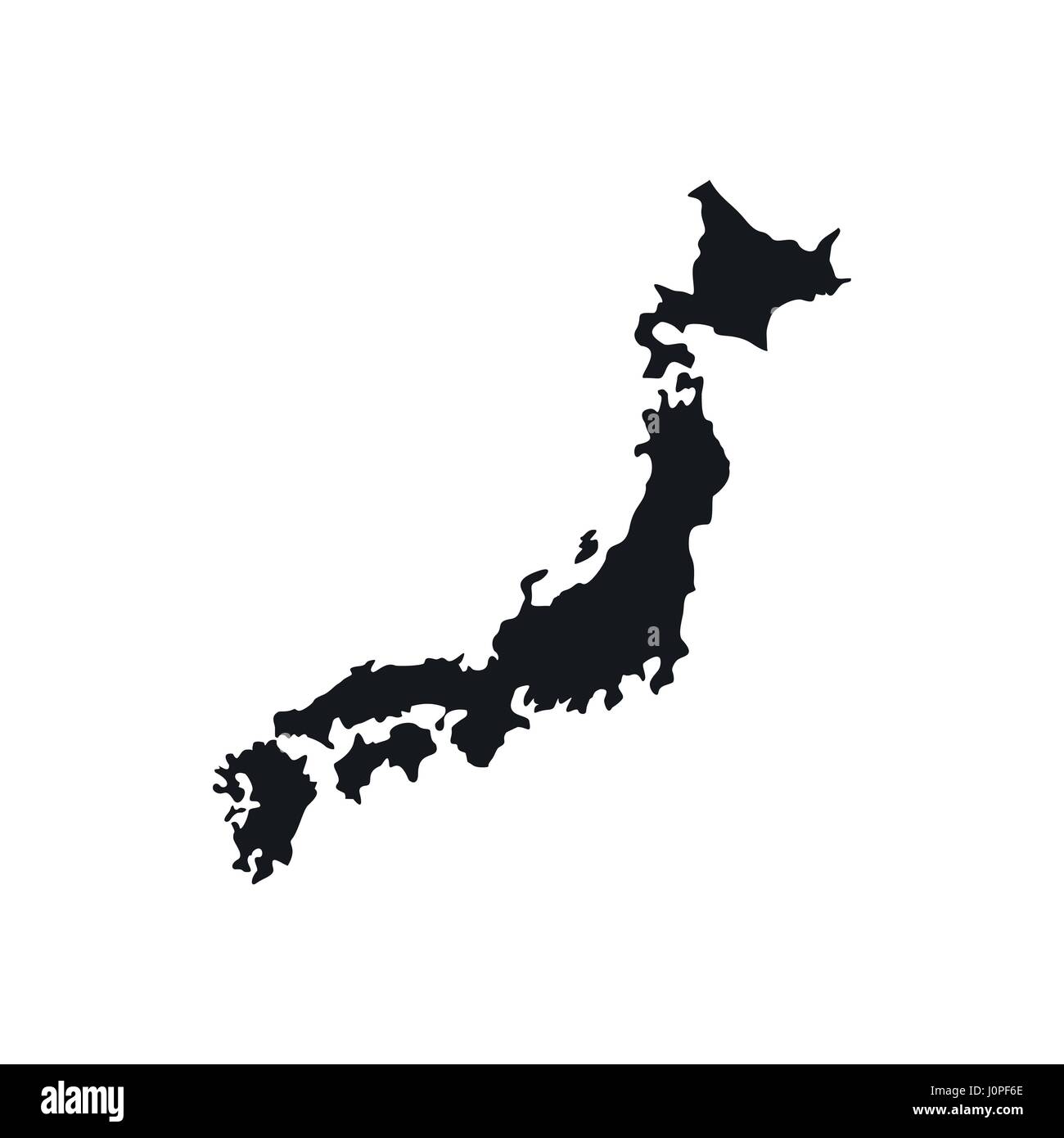 Simple Map Of Japan - Map Of Rose Bowl