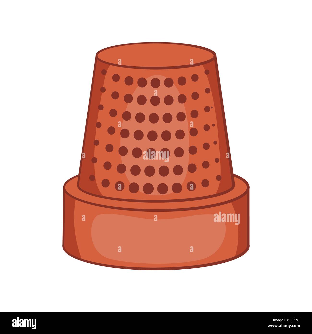 Thimble icon, cartoon style Stock Vector Image & Art Alamy