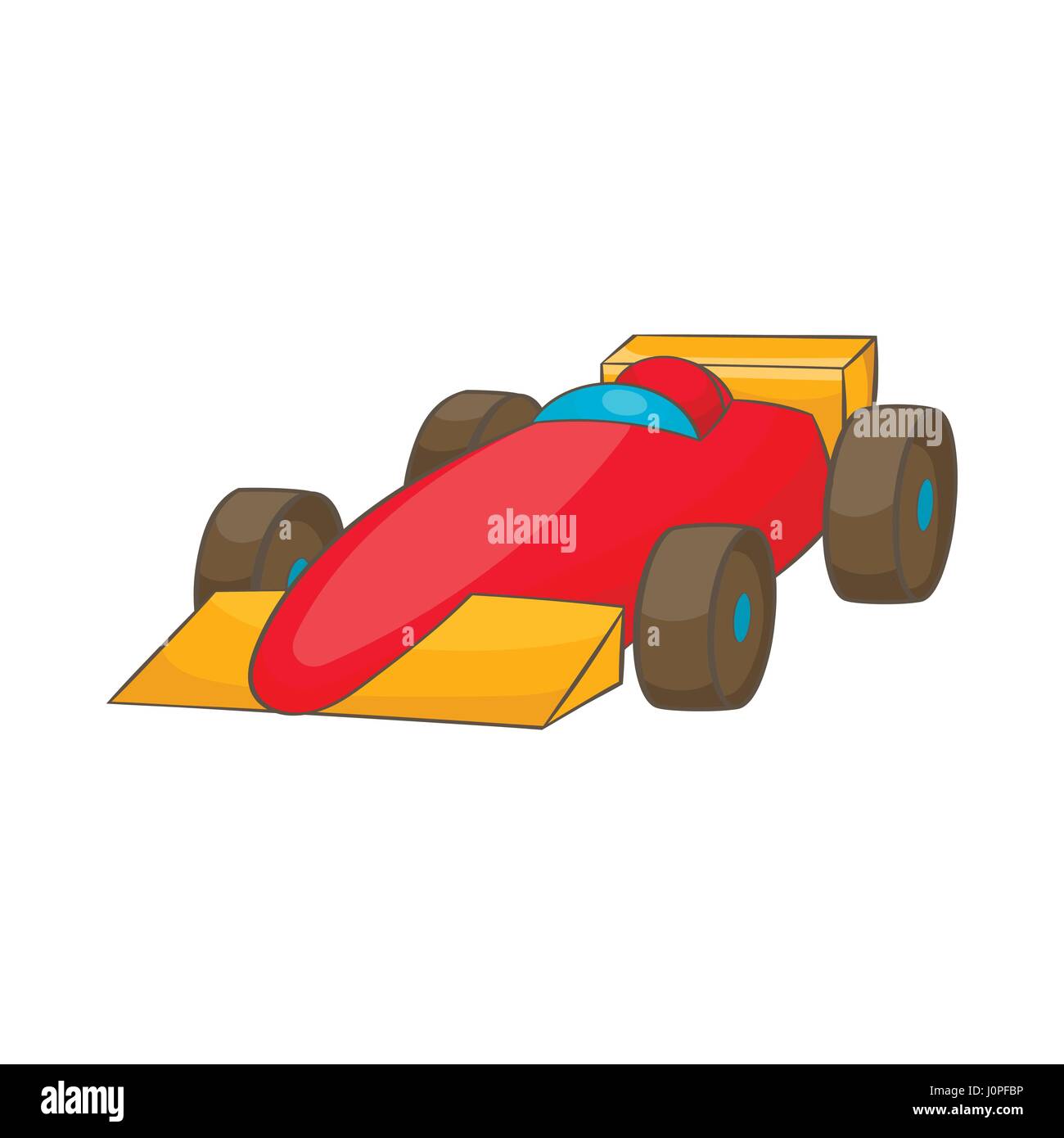 Race car icon, cartoon style Stock Vector Image & Art - Alamy
