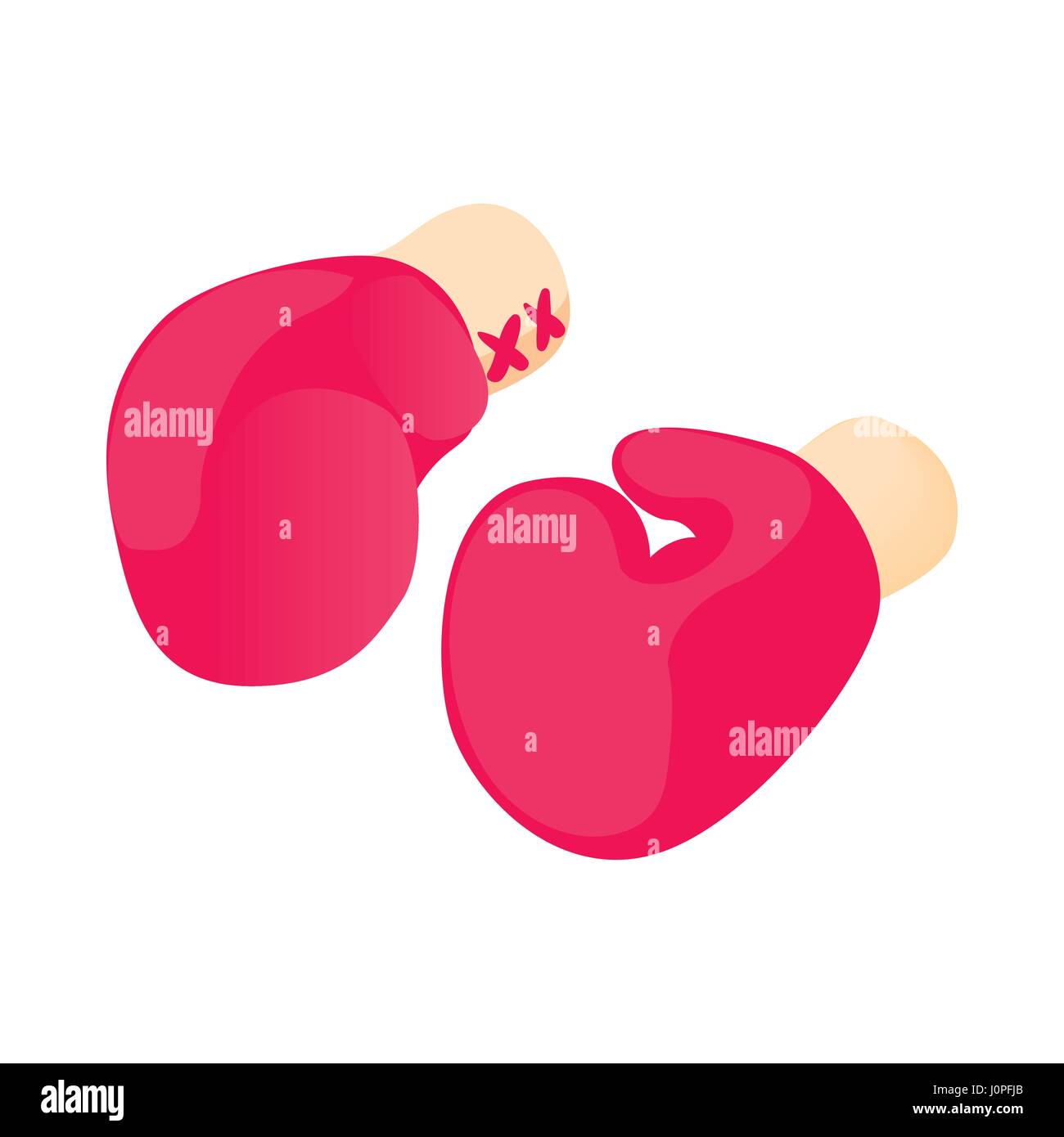 Boxing gloves icon, cartoon style Stock Vector Image & Art - Alamy