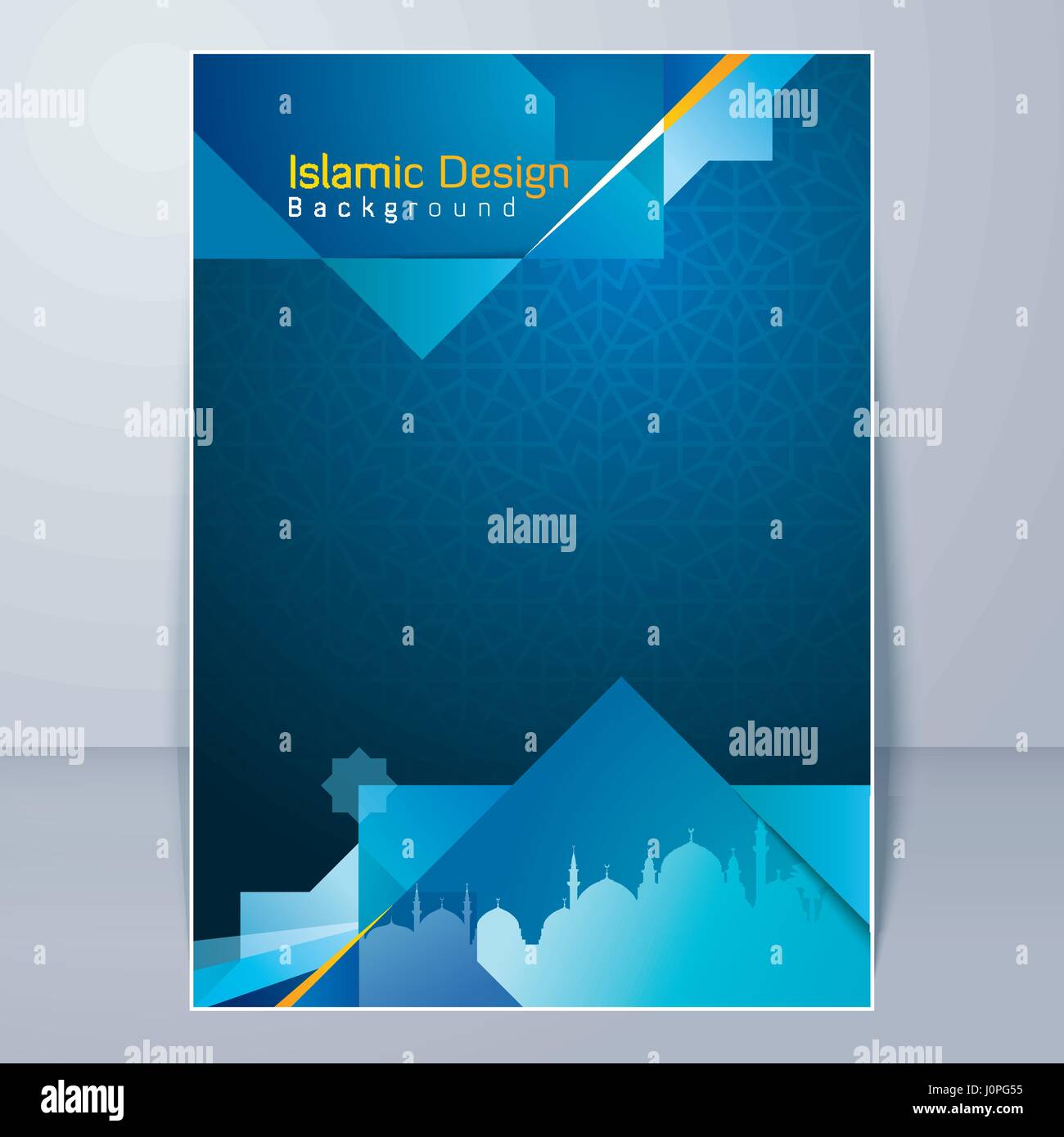 Islamic flyer design background template Stock Vector Image & Art - Alamy