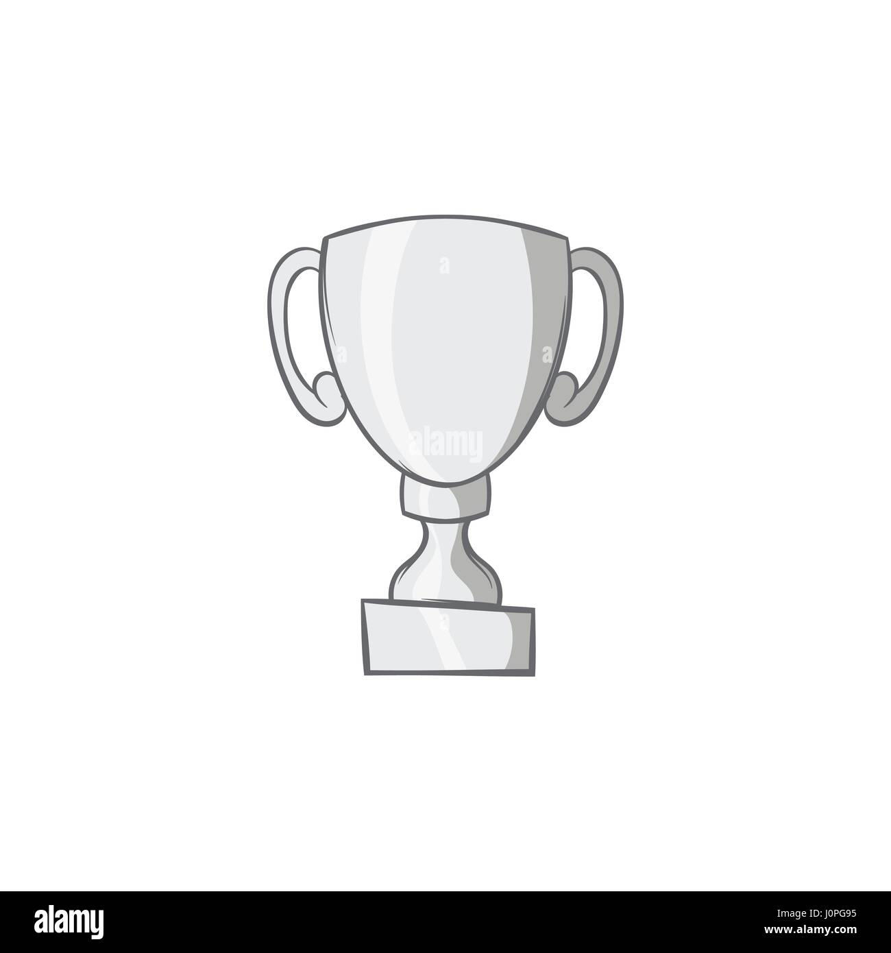 Trophy icon, black monochrome style Stock Vector Image & Art - Alamy