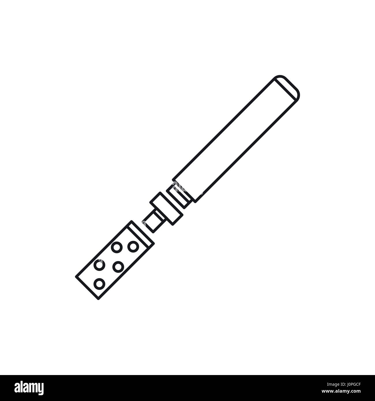 Electronic cigarette icon, outline style Stock Vector Image & Art - Alamy