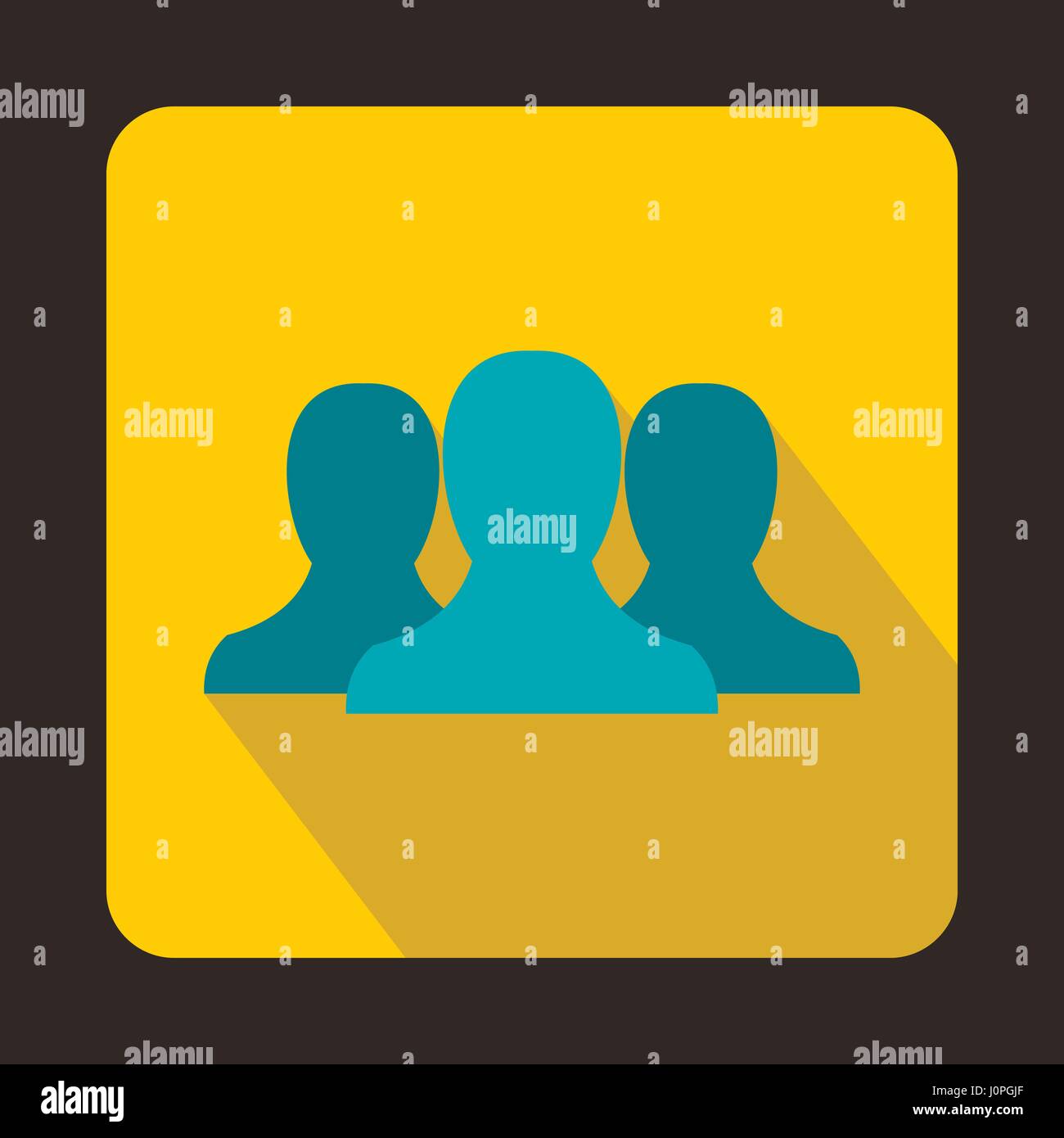 People icon, flat style Stock Vector Image & Art - Alamy