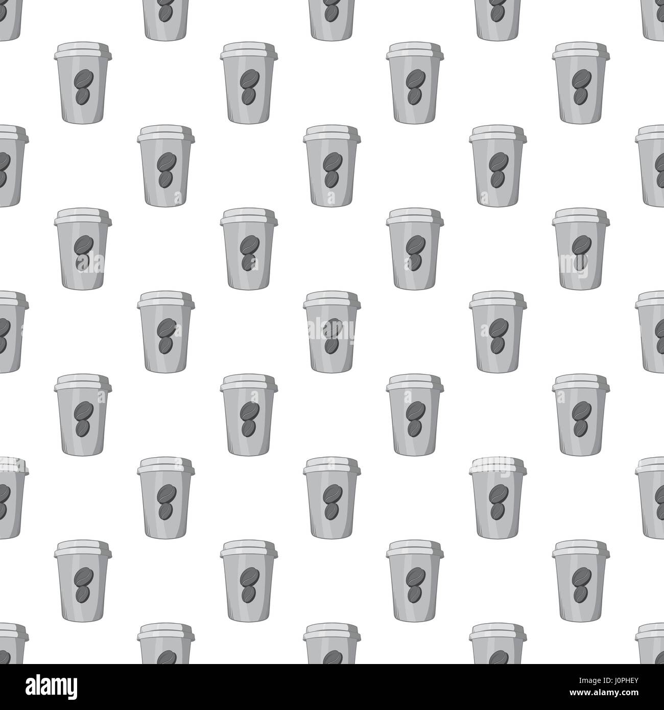 Paper coffee cup seamless pattern Stock Vector Image & Art - Alamy