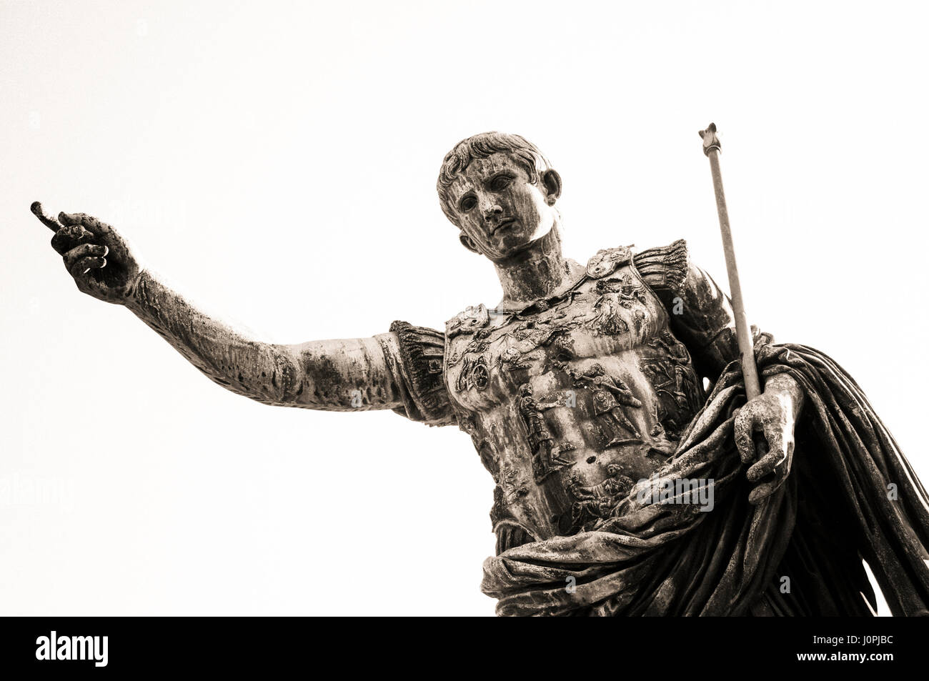 Julius Caesar, bronze statue, Rome, Lazio, Italy, Rome Stock Photo