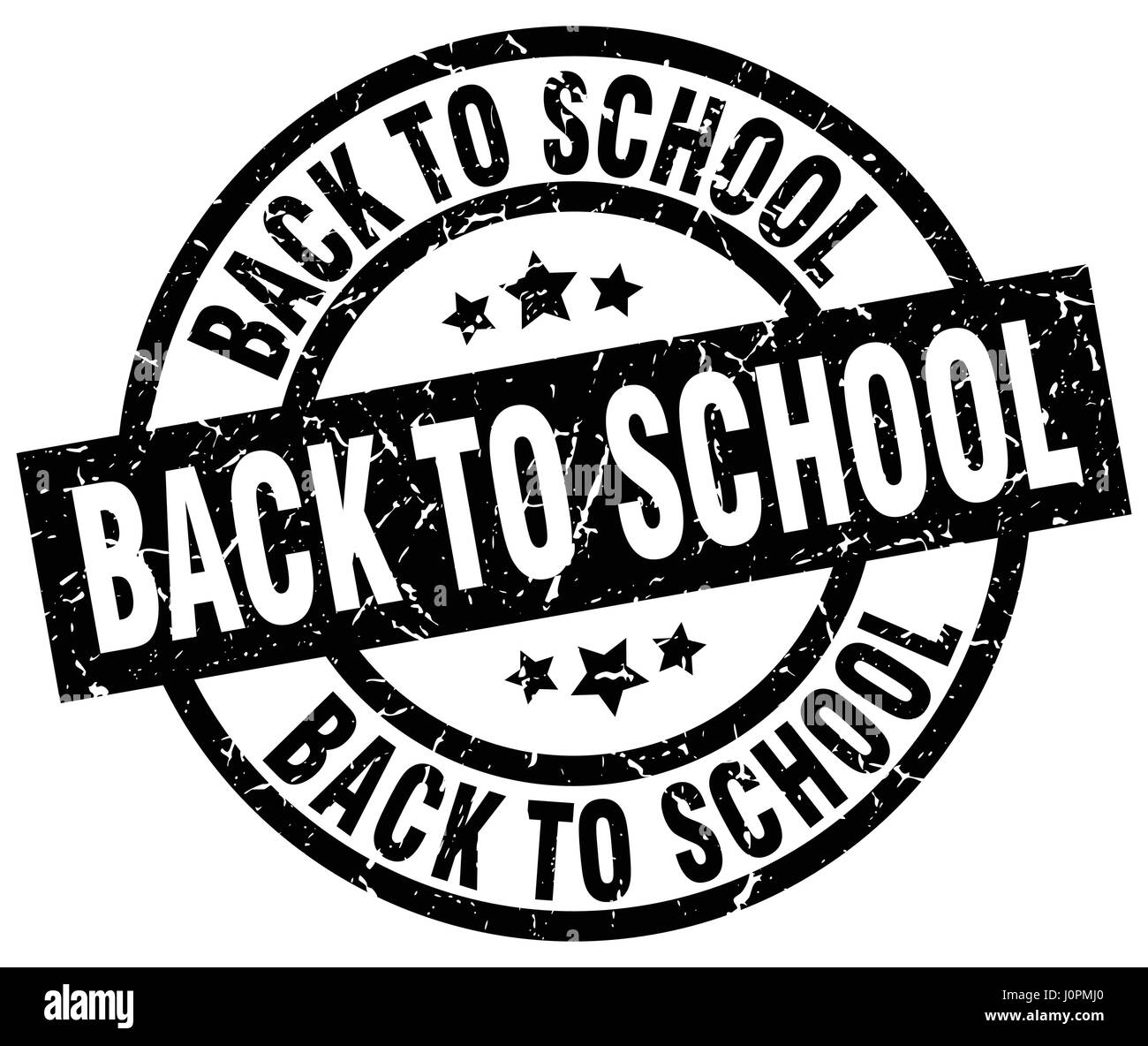 back to school round grunge black stamp Stock Vector Image & Art - Alamy