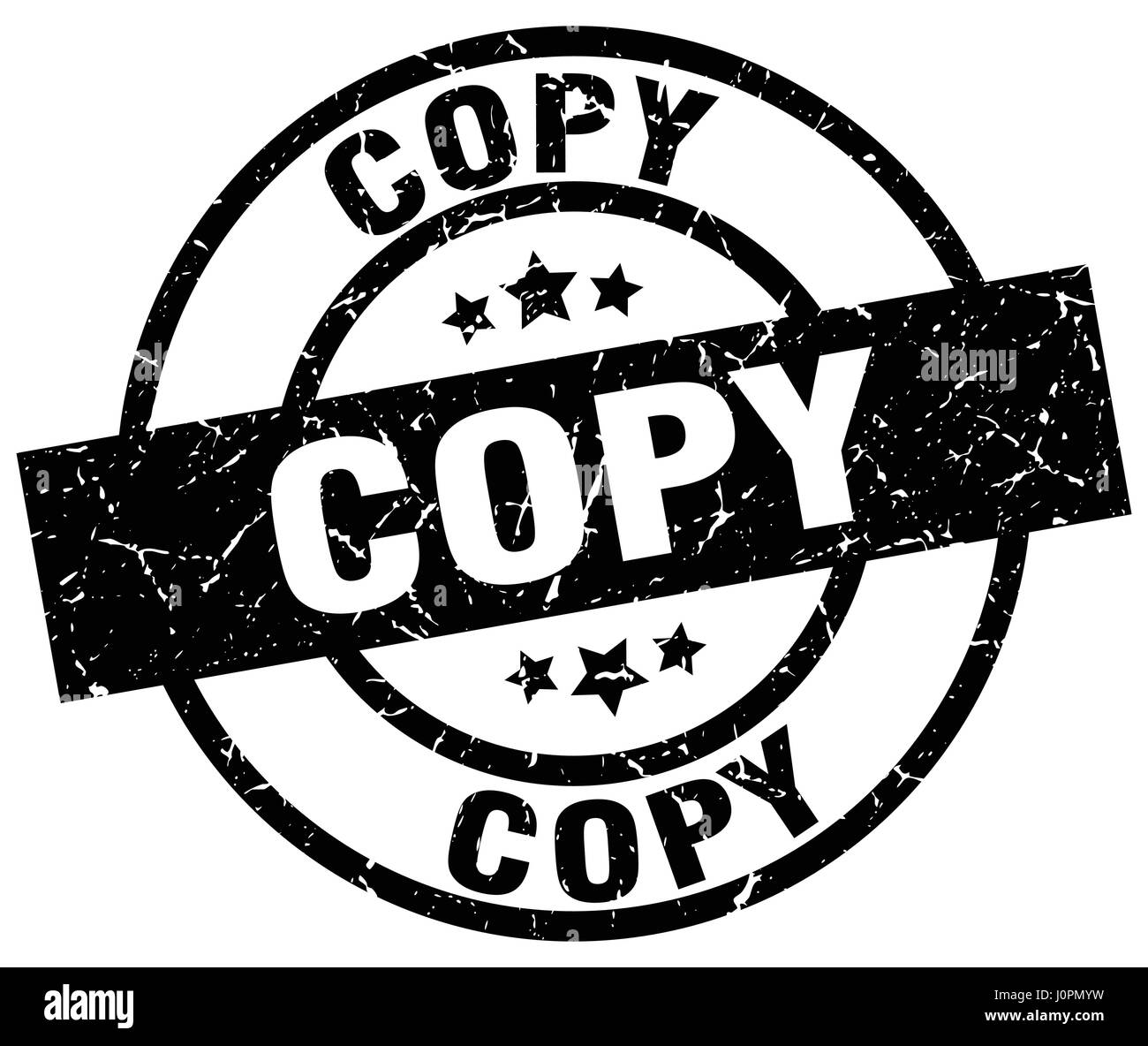 copy round grunge black stamp Stock Vector Image & Art - Alamy