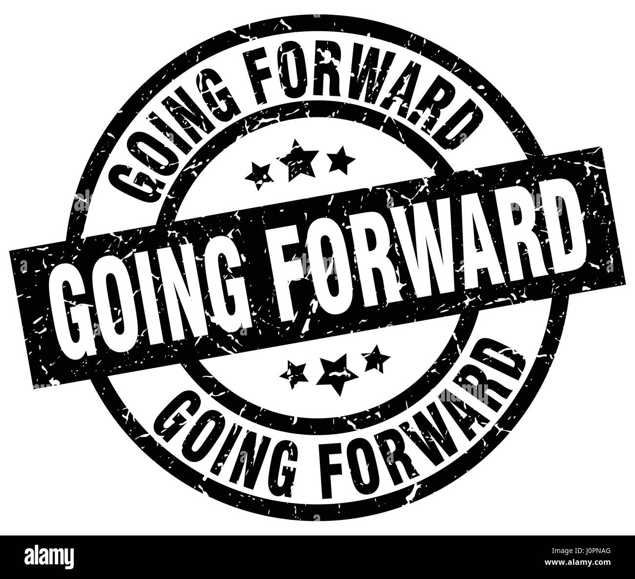 going forward round grunge black stamp Stock Vector Image & Art - Alamy