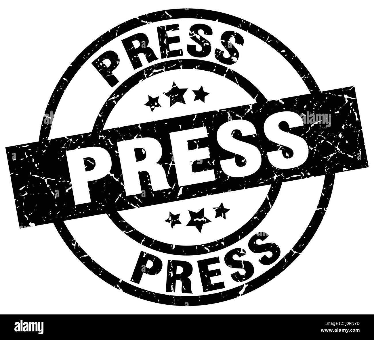 press round grunge black stamp Stock Vector Image & Art - Alamy