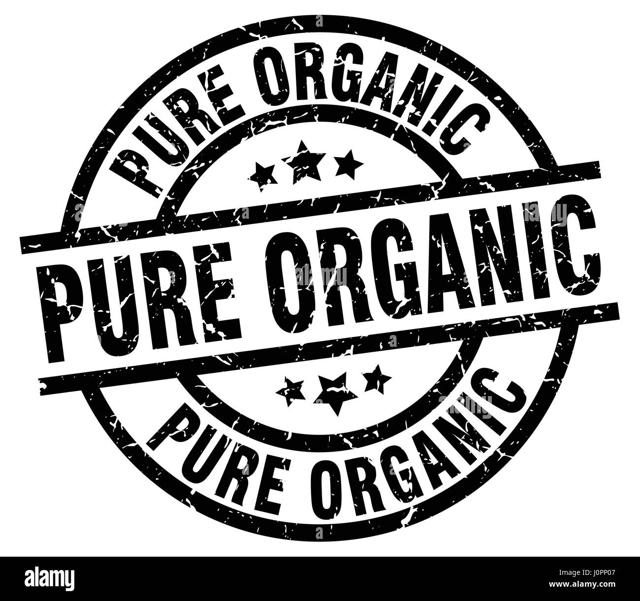 pure organic round grunge black stamp Stock Vector Image & Art - Alamy