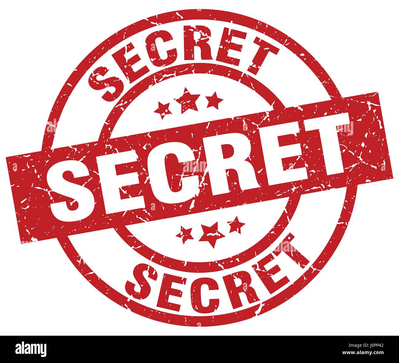 secret round red grunge stamp Stock Vector Image & Art - Alamy