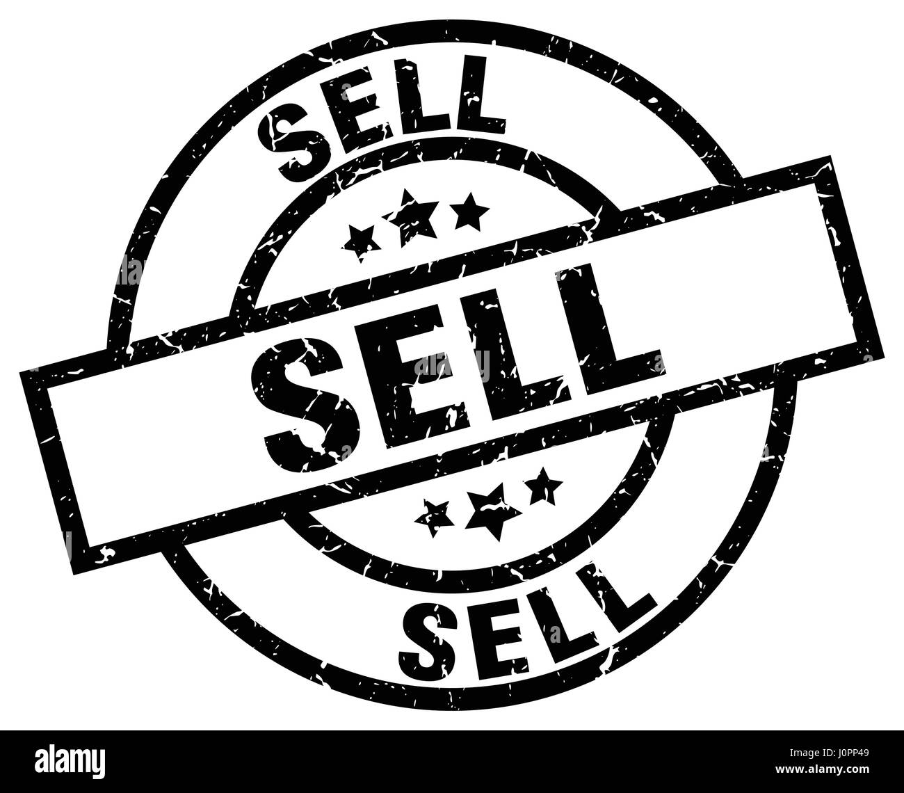 sell round grunge black stamp Stock Vector Image & Art - Alamy