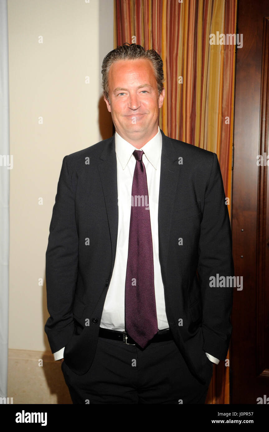 Actor Matthew Perry, honored with the “2015 Phoenix Rising Award” attends the 12th Annual Triumph for Teens Awards Gala, June 15th, 2015 at the Montage Beverly Hills in Beverly Hills, California. Stock Photo