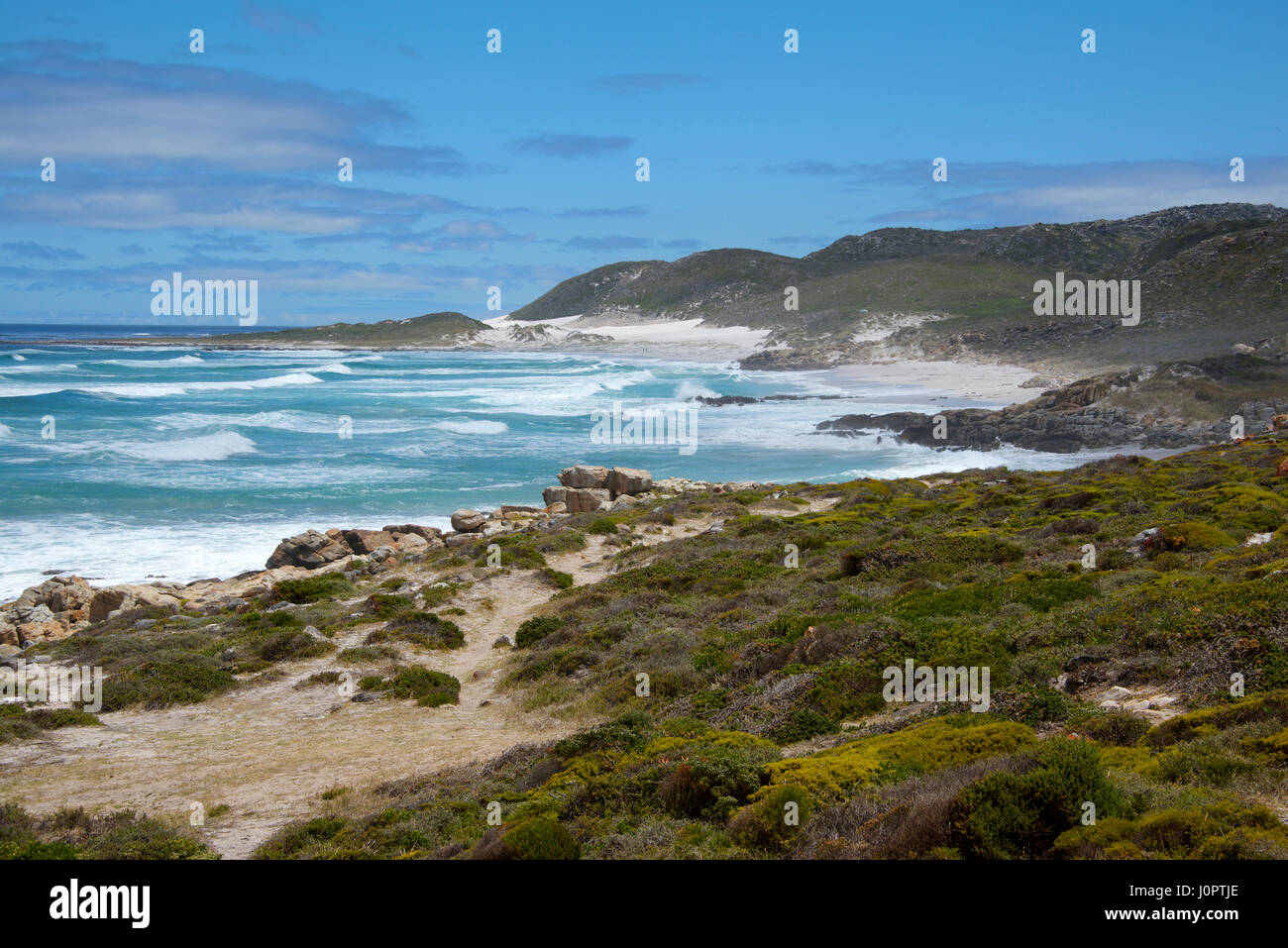 Coastline and beach Cape Point Cape of Good Hope South Africa Stock Photo