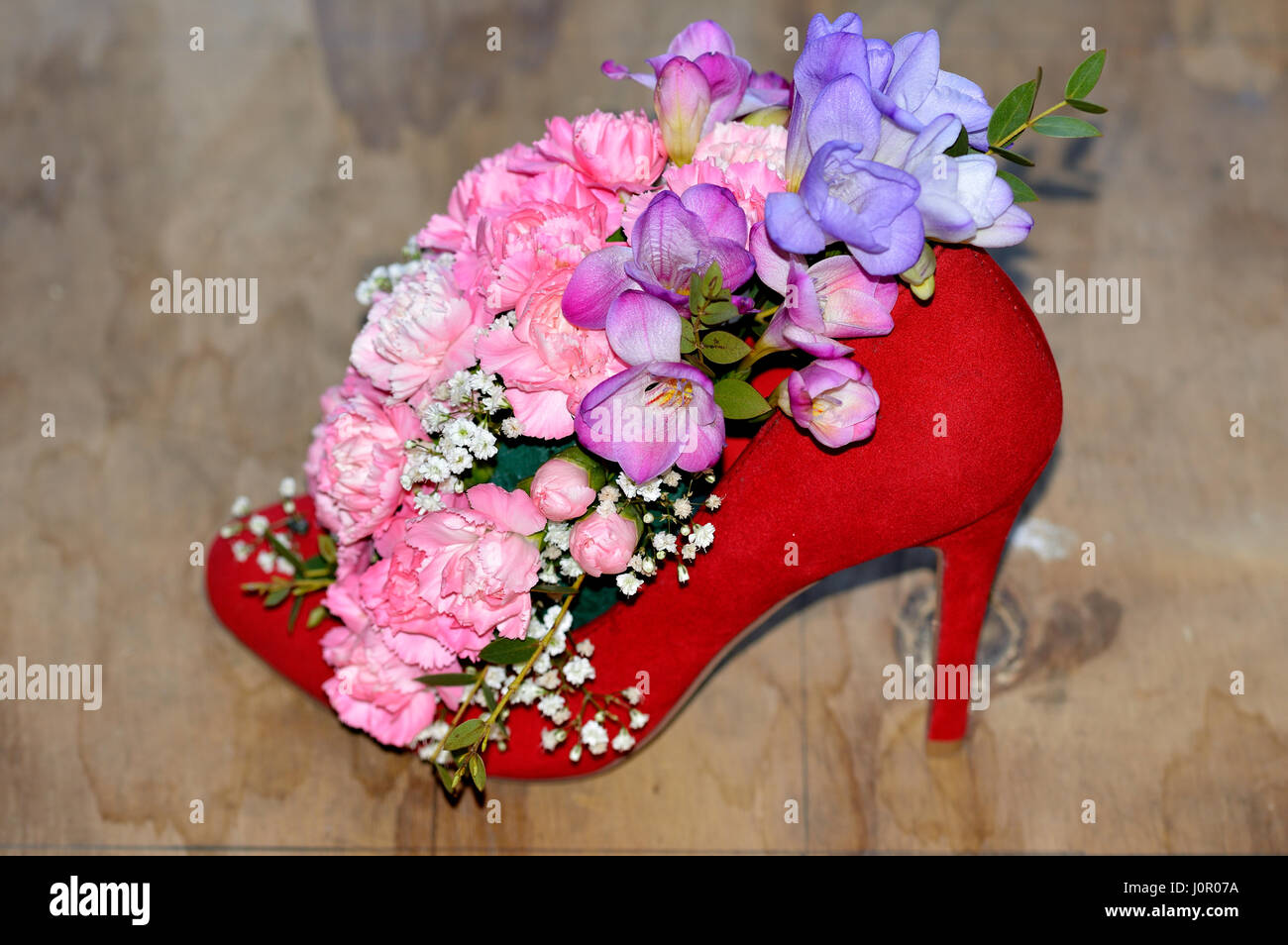 Shoe Flower Stock Photos & Shoe Flower Stock Images Alamy