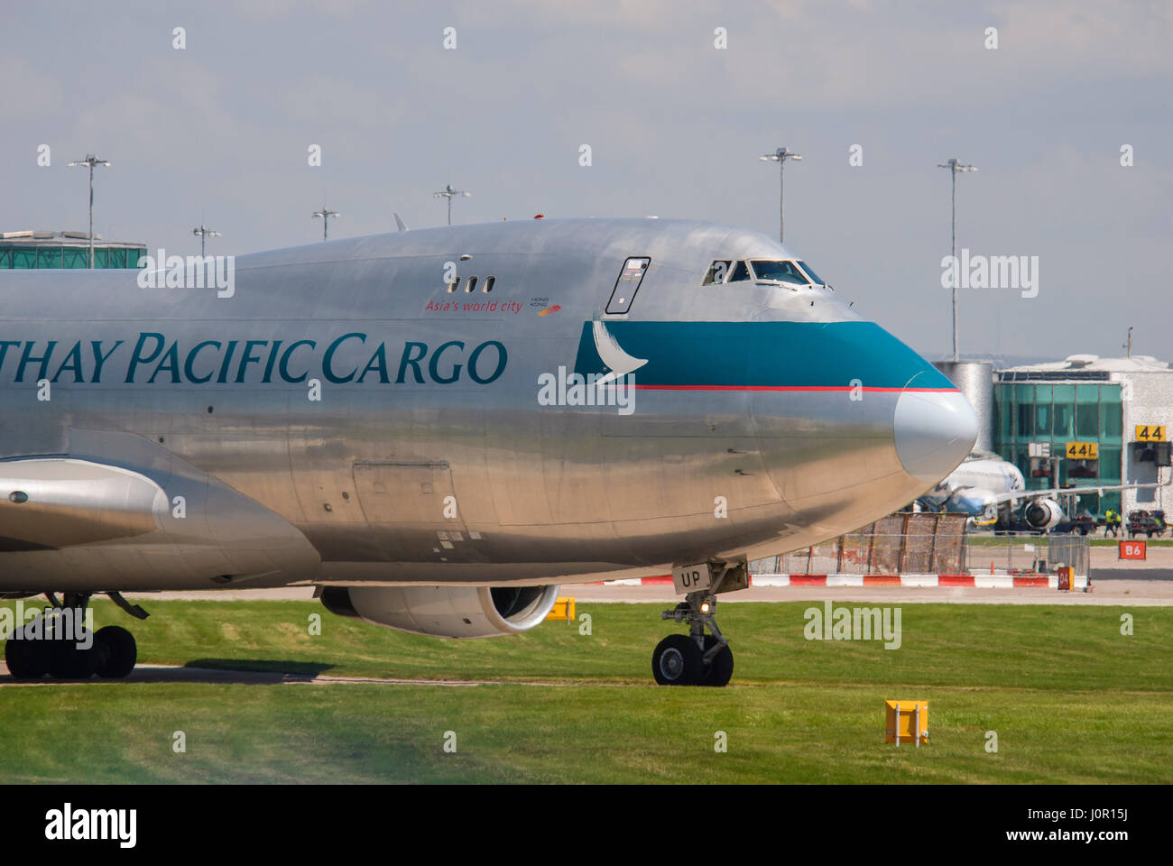 B-HUP Cathay Pacific Airways Cargo Boeing 747-467F/SCD Stock Photo