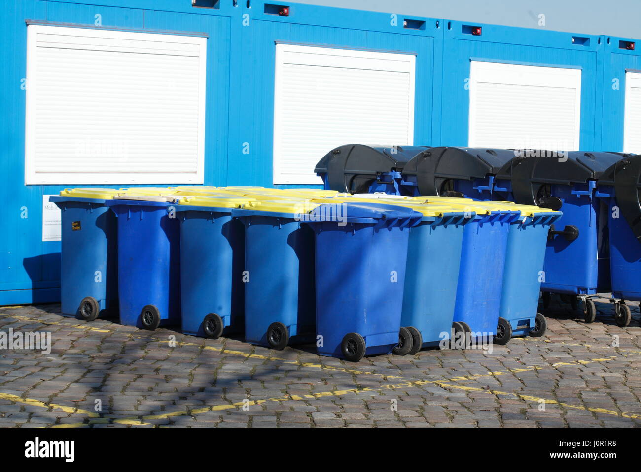 Recycling Bins, Bremen, Germany Stock Photo Alamy